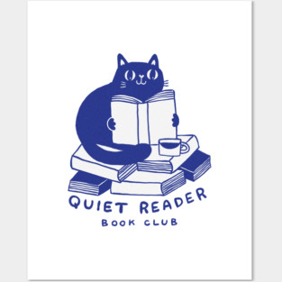 Quiet Reader Book Club Posters and Art