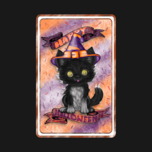 Halloween Kitty - Sprinkles and Stripes T-Shirt