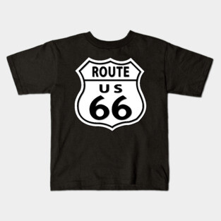 Route 66 - 3D Kids T-Shirt
