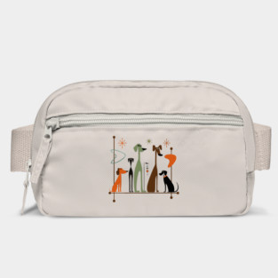 Retro Mid-Century Modern Dogs 50s 60s Style Bag