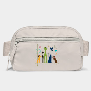 Retro Mid-Century Modern Dogs 50s 60s Style Bag