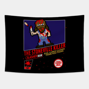 Retro 8-bit The Stoneville Killer Tapestry