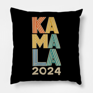 kamala 2024 retro Pillow