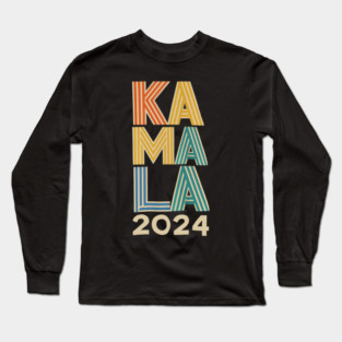 kamala 2024 retro Long Sleeve T-Shirt