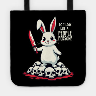 Do I Look Like a People Person Anti Social Anxiety Tote