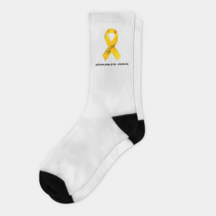 Yellow Ribbon - Pulses of Hope Socks