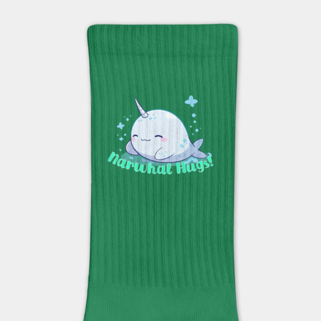 Narwhal Hugs! by DIGITAL MERCH CREATIONS