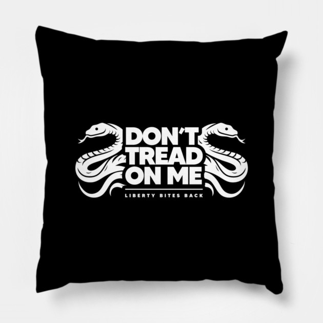 DON'T TREAD ON ME Pillow by artslaves