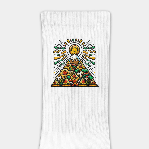 Funny Pizza Moutain for Pizza Lovers by logiamerch