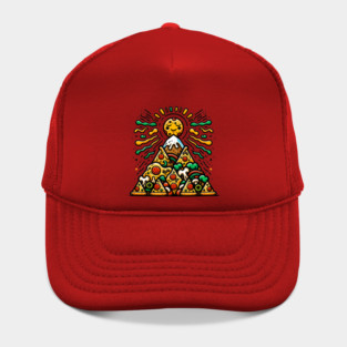 Funny Pizza Moutain for Pizza Lovers Hat