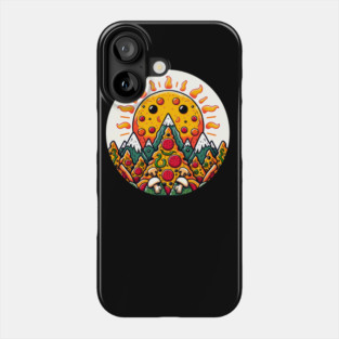 Funny Pizza Moutain for Pizza Lovers Phone Case
