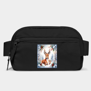 Christmas Deer and Fawn Bag