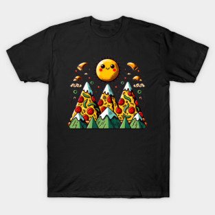 Funny Pizza Moutain for Pizza Lovers T-Shirt