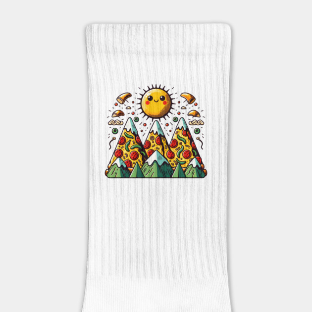 Funny Pizza Moutain for Pizza Lovers by logiamerch