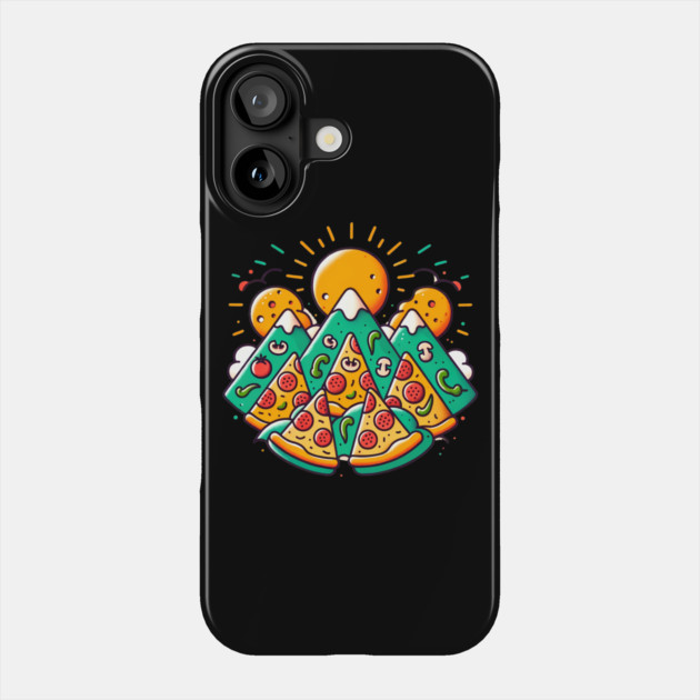 Funny Pizza Moutain for Pizza Lovers Phone Case by logiamerch