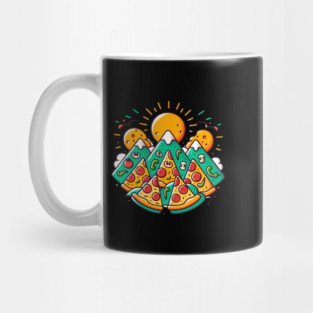 Funny Pizza Moutain for Pizza Lovers Mug