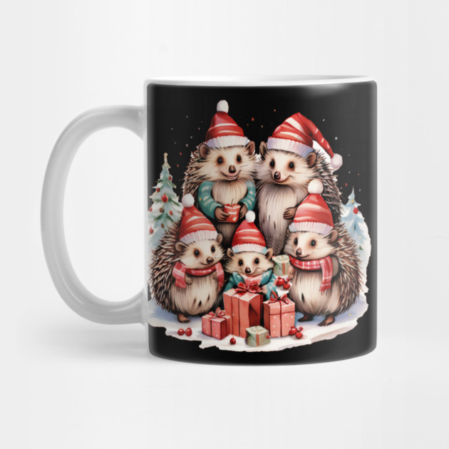 Merry Christmas Hedge Hogs by BirdsnStuff