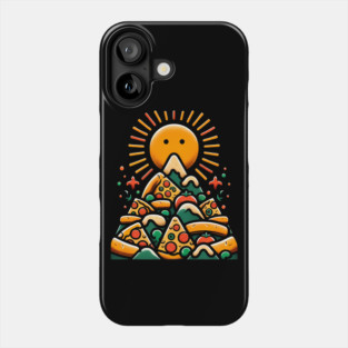 Funny Pizza Moutain for Pizza Lovers Phone Case