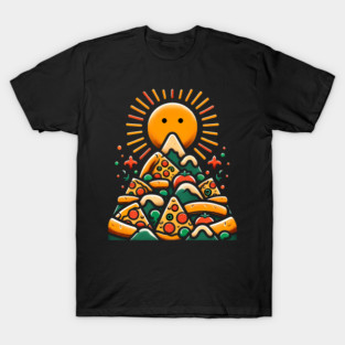 Funny Pizza Moutain for Pizza Lovers T-Shirt