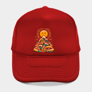 Funny Pizza Moutain for Pizza Lovers Hat