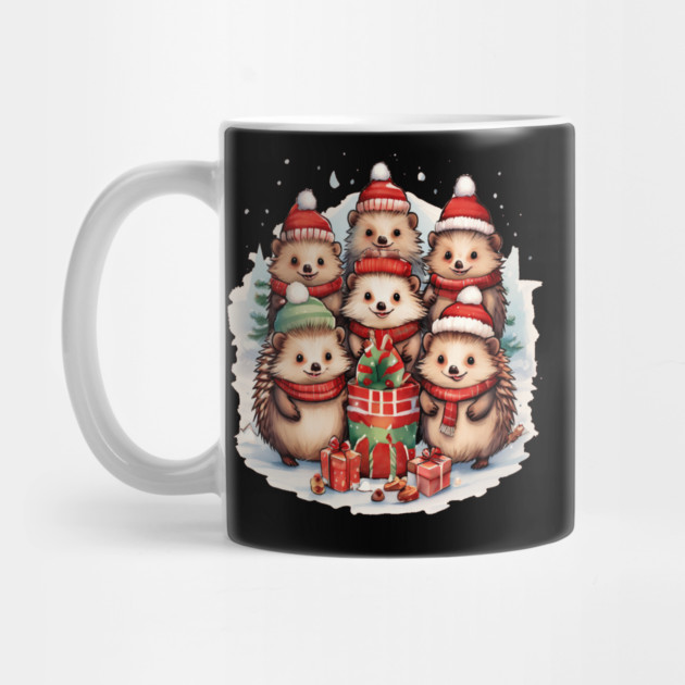 Merry Christmas Hedge Hogs by BirdsnStuff