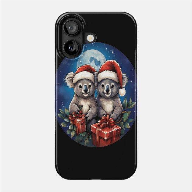 Koala Bear Christmas Phone Case by BirdsnStuff