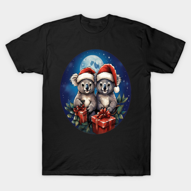 Koala Bear Christmas T-Shirt by BirdsnStuff