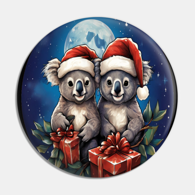 Koala Bear Christmas Pin by BirdsnStuff