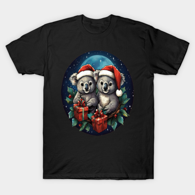 Koala Bear Christmas T-Shirt by BirdsnStuff