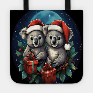 Koala Bear Christmas Tote