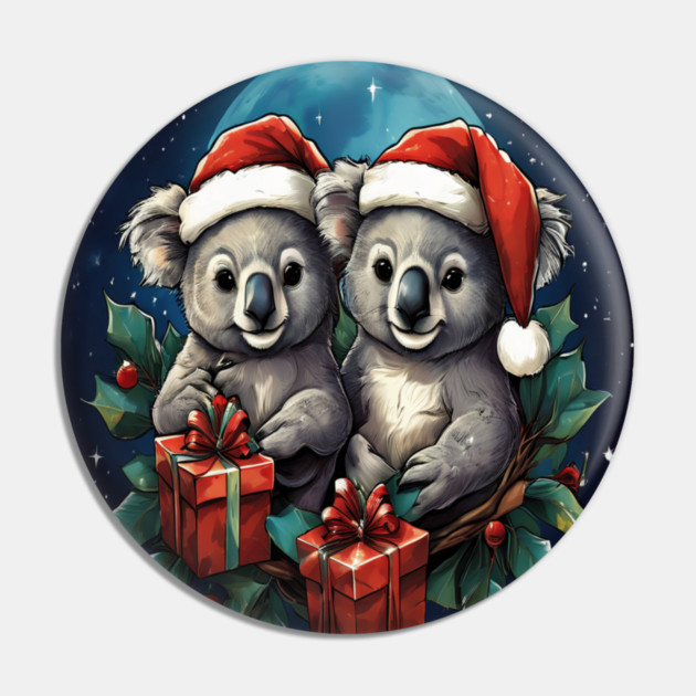 Koala Bear Christmas Pin by BirdsnStuff