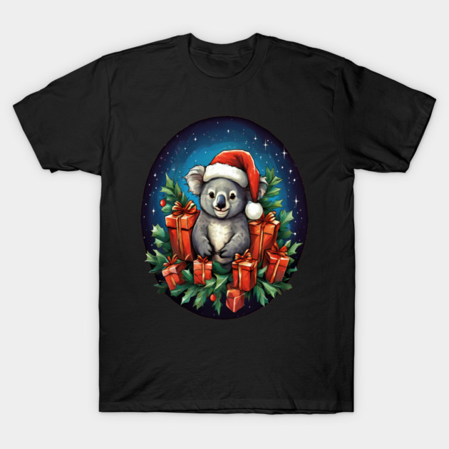 Koala Bear Christmas T-Shirt by BirdsnStuff