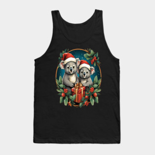 Koala Bear Christmas Tank Top