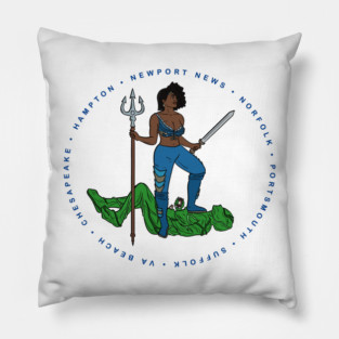 Virginia's Virtue 7 Cities Pillow