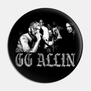 GG Allin Punk Aesthetic Design Pin