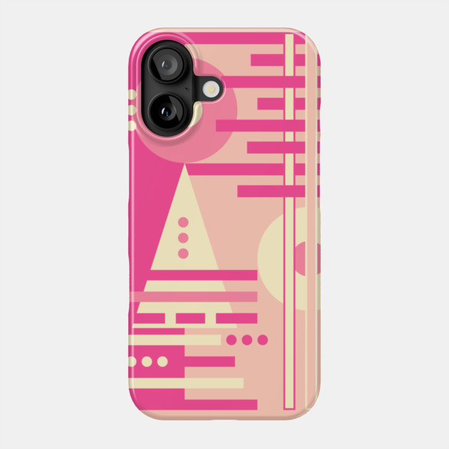 Pink City Phone Case by TuncGK