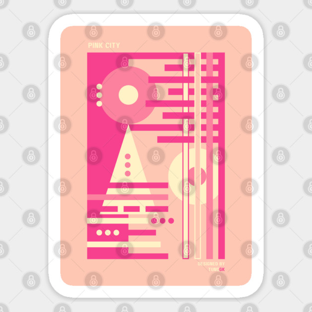 Pink City Sticker by TuncGK