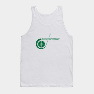 Historic Seattle SuperSonics Basketball Tank Top