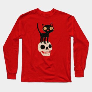 Look What The Halloween Cat Dragged In Long Sleeve T-Shirt