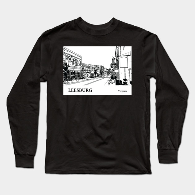Leesburg Virginia Long Sleeve T-Shirt by Lakeric