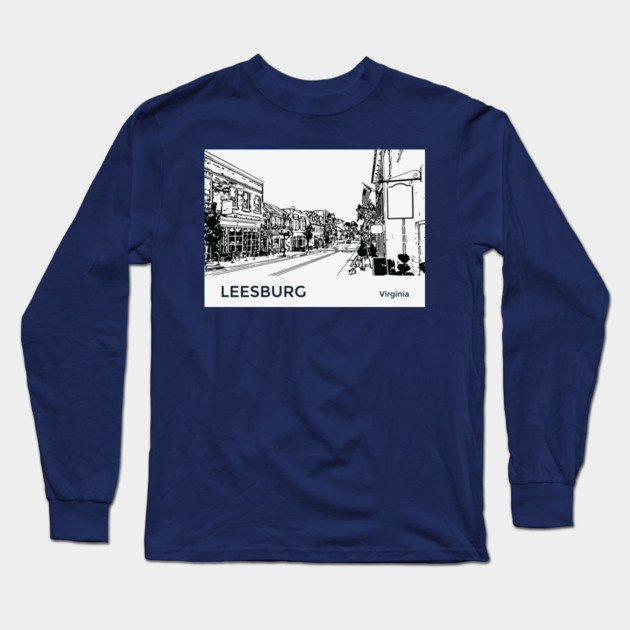 Leesburg Virginia Long Sleeve T-Shirt by Lakeric