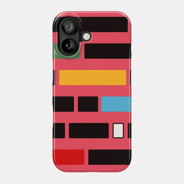 Bauhaus Style Geometric Design "Ordo" Phone Case by TuncGK