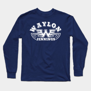 Waylon White Logo Long Sleeve T-Shirt
