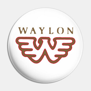 Waylon Jennings Pin