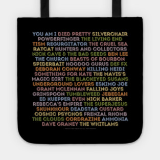 Aussie 90's Bands Tote