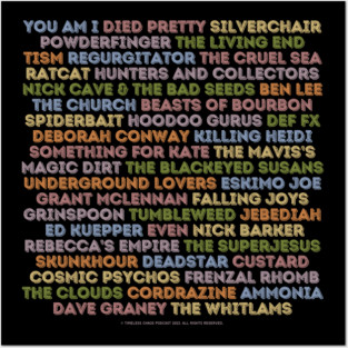 Aussie 90's Bands Posters and Art