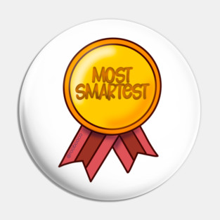 Most Smartest Award Pin