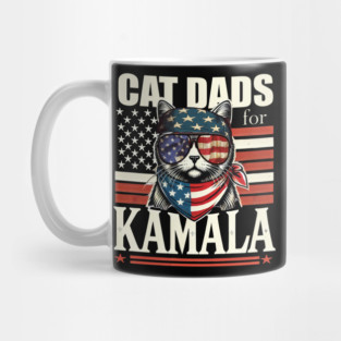 Cat Dads For Kamala Mug