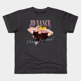 JD Vance in Drag as "Ashley Furniture" Kids T-Shirt