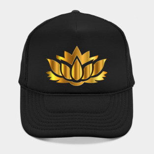 Gold Lotus Hat